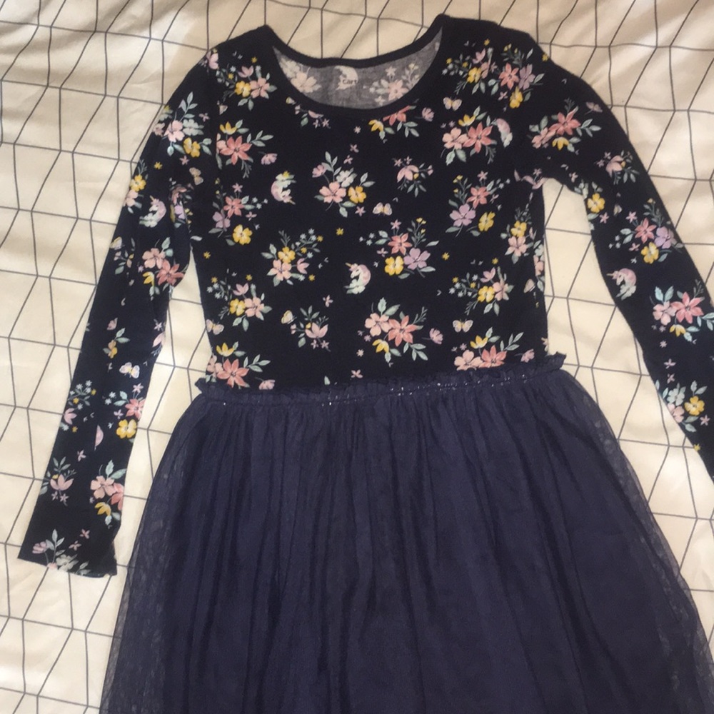 Tulle shirt dress